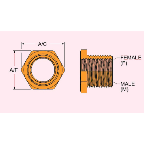 Reducer Hex Head