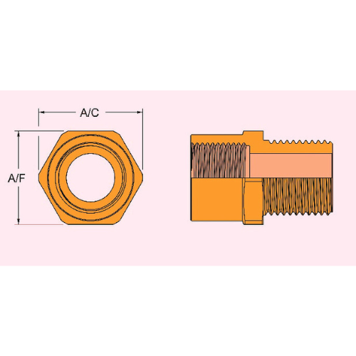 Adaptor Hex Head